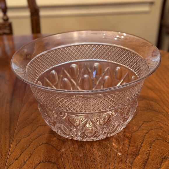 Vintage Punch Bowl 12"  Cape Cod by Imperial Glass Ohio Glassware - Picture 4 of 8